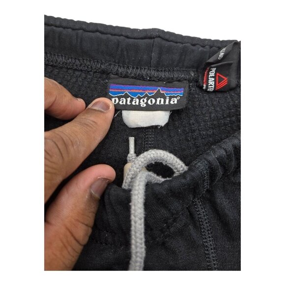 Vtg Patagonia Pants Mens M Black Polartec Made In USA Gorpcore Ripstop 40201 - Picture 7 of 12